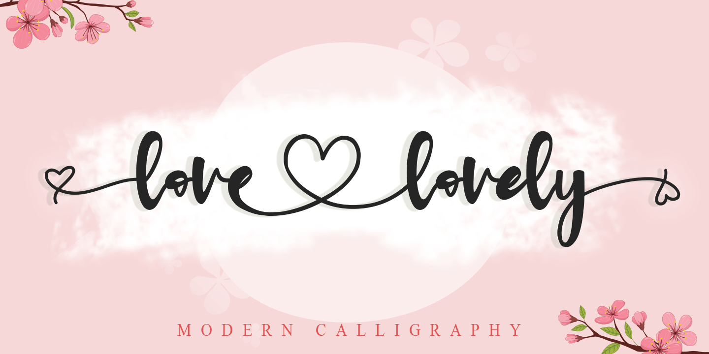 Love Lovely Font preview